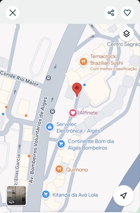 Lugar de garagem para mota Algés, Lisboa