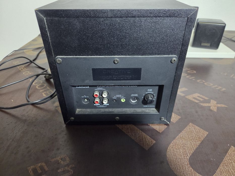 Colunas Creative Cambridge SoundWorks FPS1600 4.1 – Sistema Completo Original