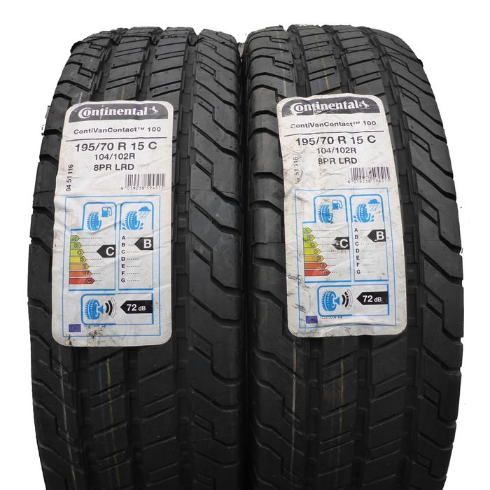Opony 195/70/15C Continental 195/70R15C 102R Letnie 2019 Nieużywane