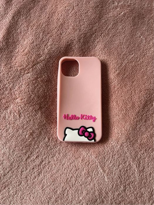 Case różowy Ip 13 Hello kitty