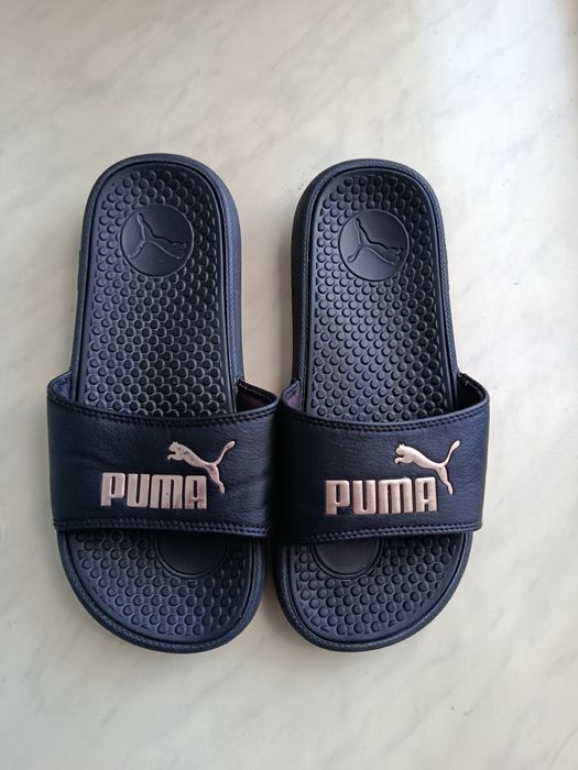 Шлепанцы PUMA оригинал женские 37.5 р (стелька 24 см) черные