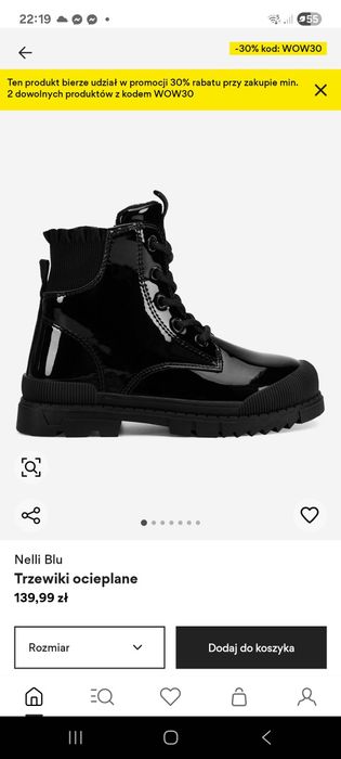 Buty Trzewiki Nelli Blu 26