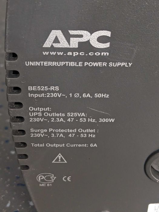 Безперебійник ДБЖ APC BE 525-RS 525 VA акум новий