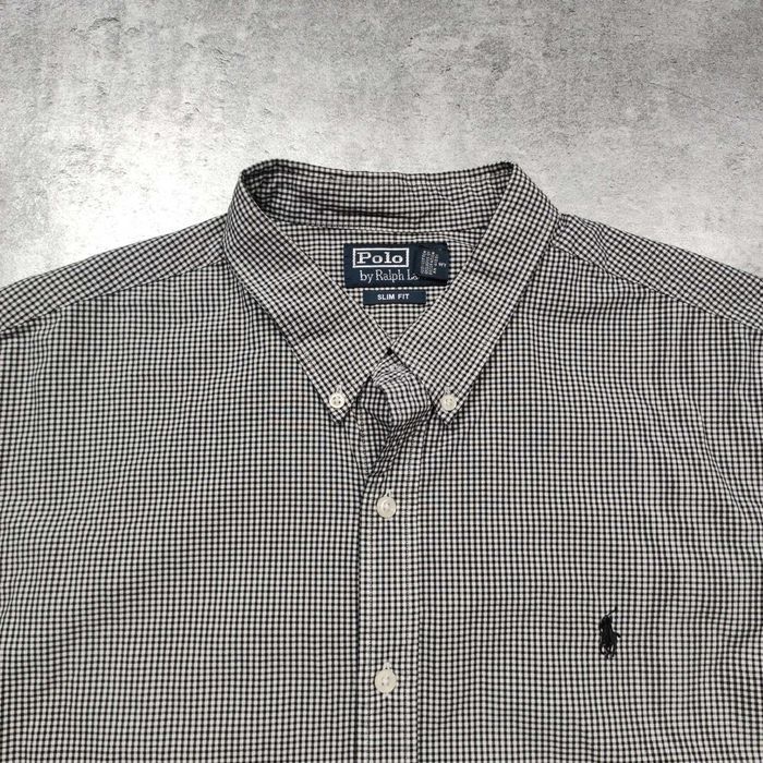 MĘSKA PREMIUM Koszula Elegancka Polo Ralph Lauren Slim Fit Kratka Haft