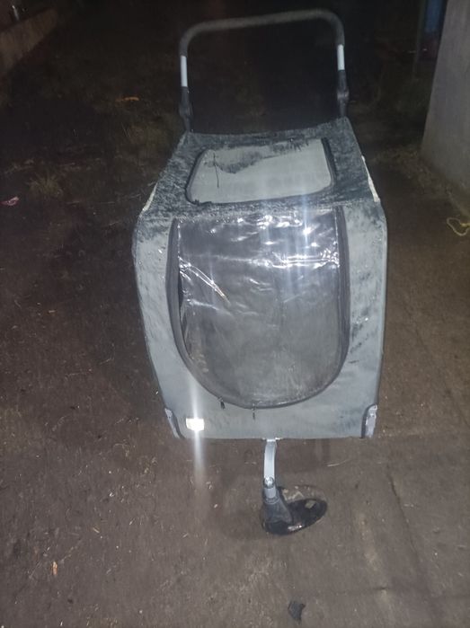 Wózek rowerowy dla psa  transporter