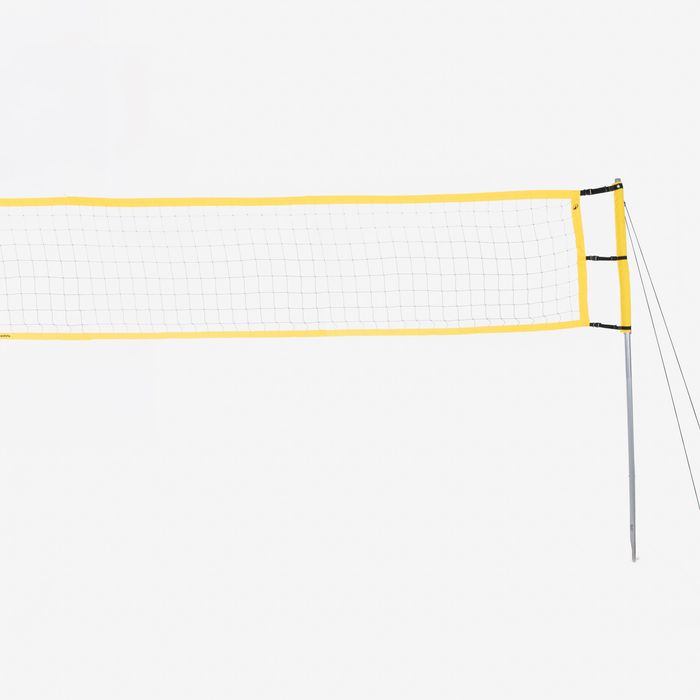Conjunto de Voleibol de Praia - Dimensões oficiais - BV900 Amarelo