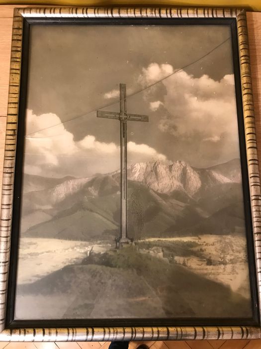 Zdjęcie z lat 40ych - Krzyż na Gubałówce