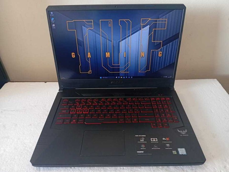 Gaming Asus TUF i7 8750H + 24GB RAM + GTX1050Ti + SSD + HDD