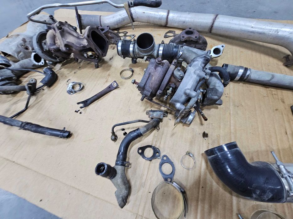 Zestaw Twin Turbo turbosprężarki CT12a 1JZ-GTE Non-VVTI DP kolektory