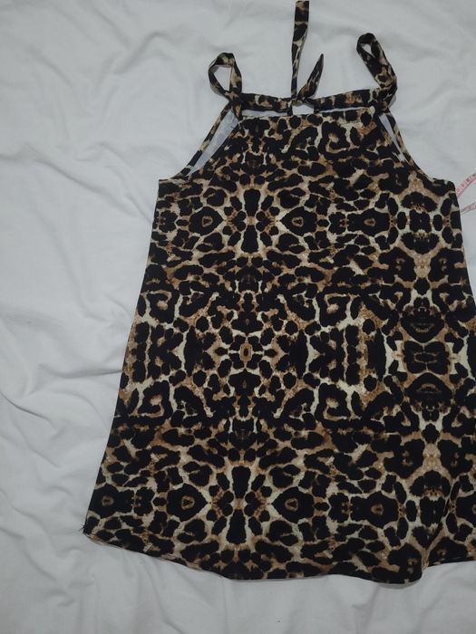 Sukienka mini panterka r.S