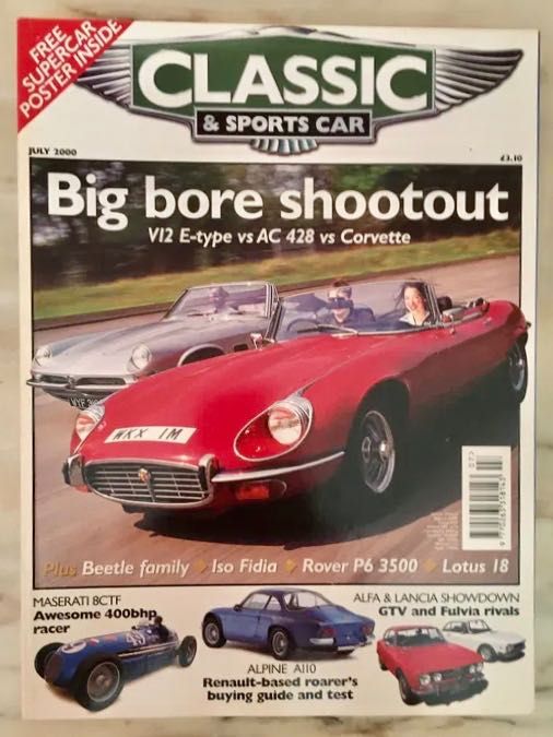 JAGUAR E - 6 revistas - 5 Classic & Sports Car e 1 Clássicos