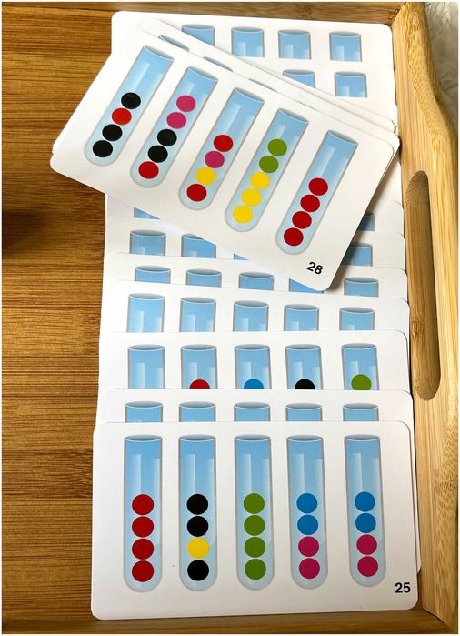 Conjunto Montessori - 5 Tubos
