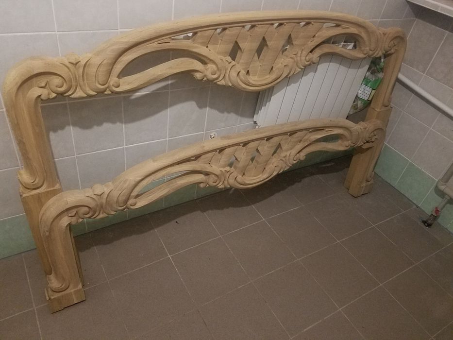 Ліжко кровать різне з дуба заготовка спинки