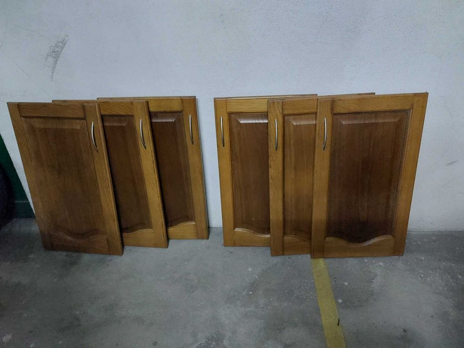 Portas armário cozinha madeira