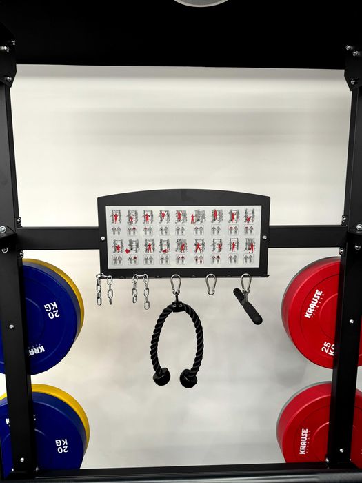 Smith Brama Klatka Half Rack Suwnica Ze Stosem 2x100KG KRAUSE FITNESS