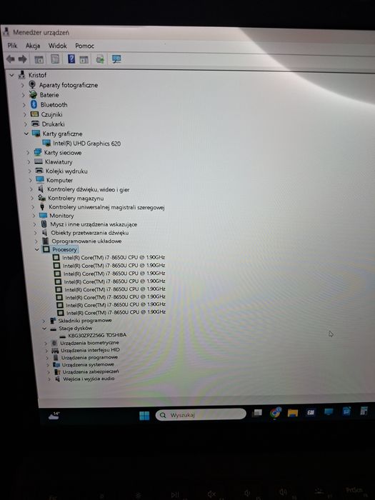 Microsoft Surface Dotykowa Matryca! 256GB, 8GB ram, i7-8650U