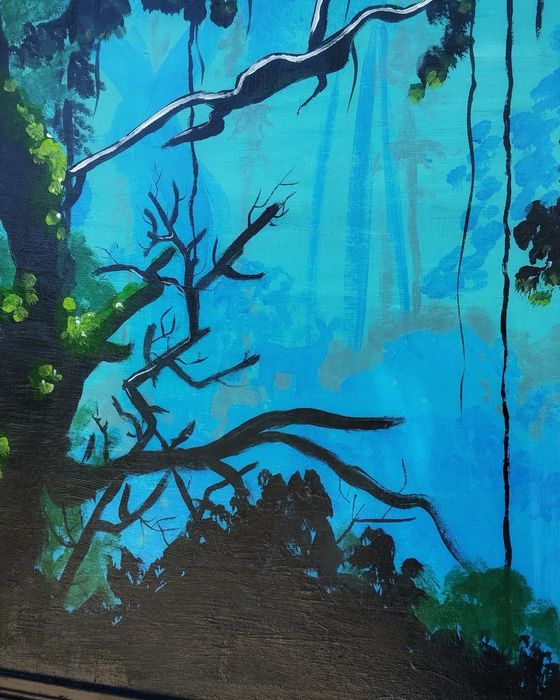 Pintura em acrílico