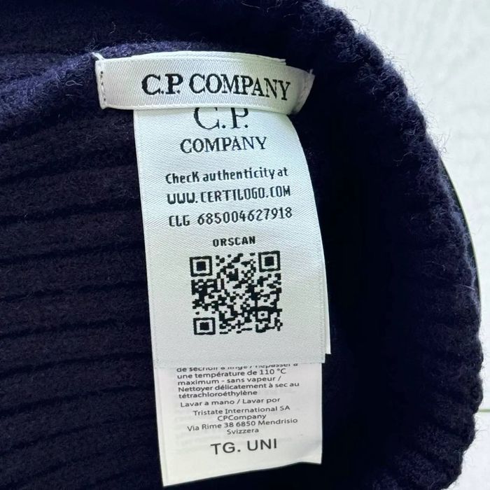 Шапка C.P. Сompany, One size: Чорна,  Сіра, Біла, Синя.