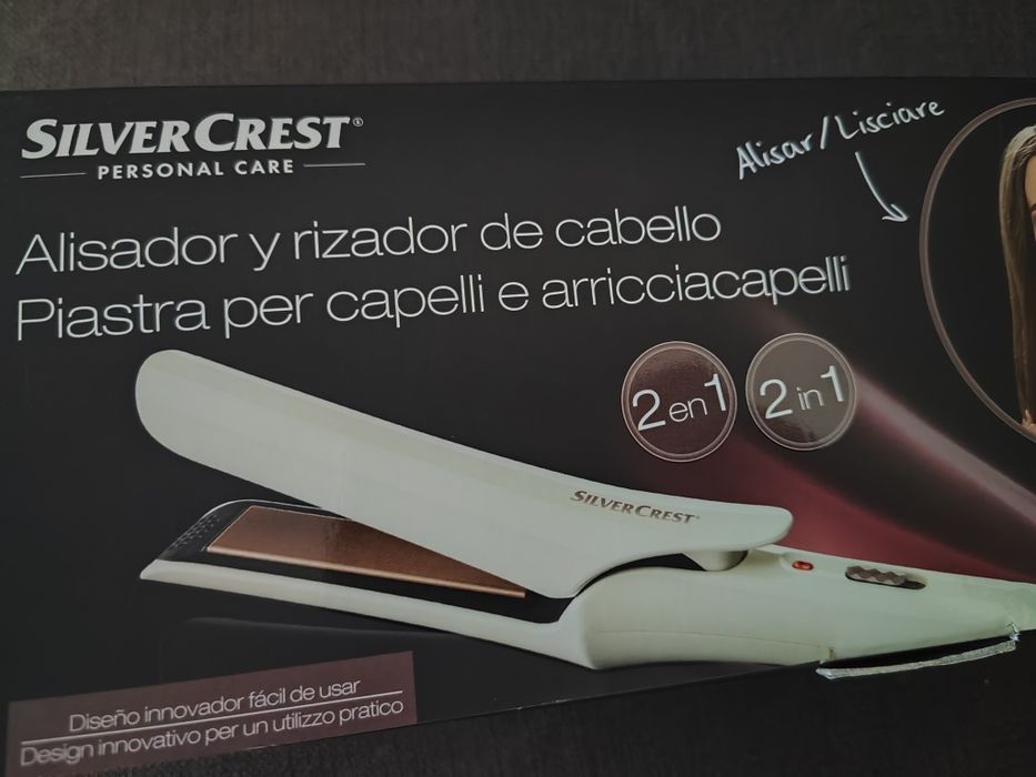 Prancha para cabelo.