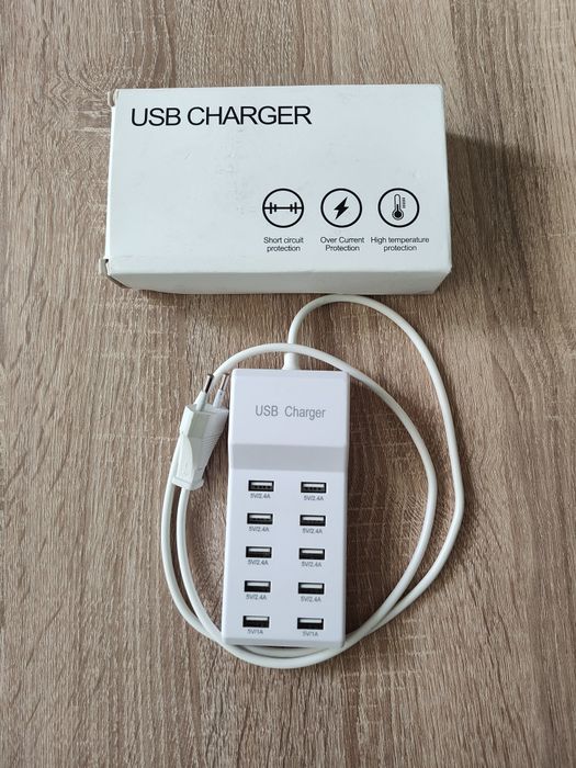 Ładowarka USB. 10 x USB