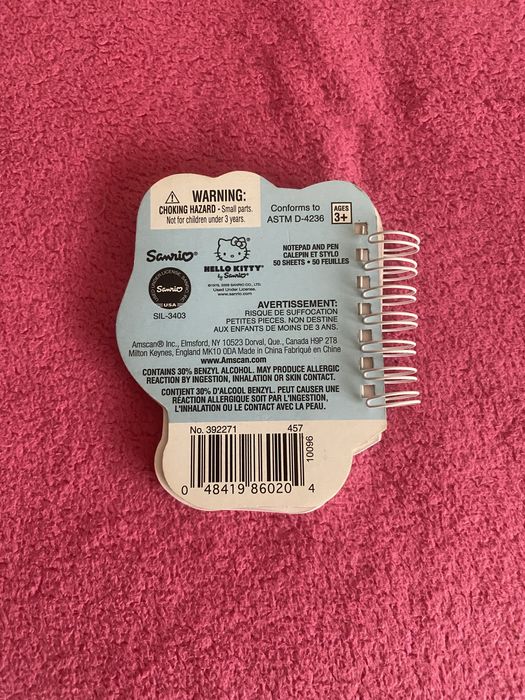 Bloco de Notas Hello Kitty