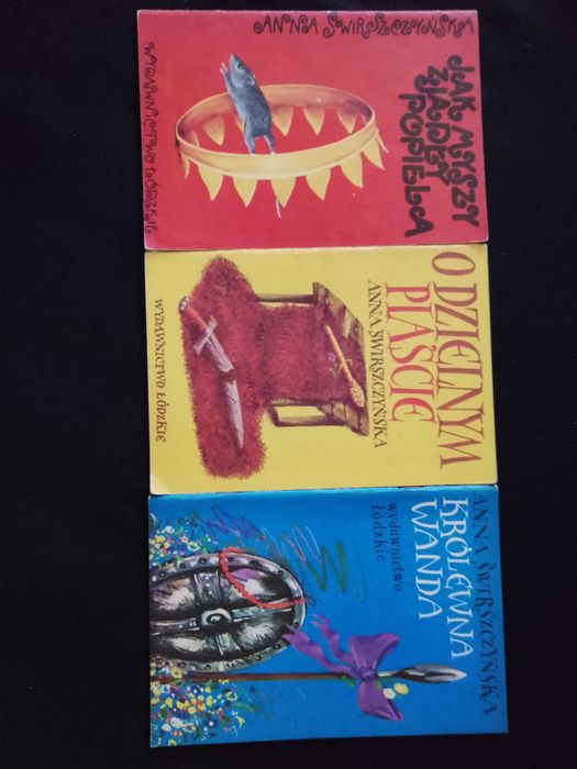 Anna Świrszczyńska 3 książki: Piast, Popiel i Wanda