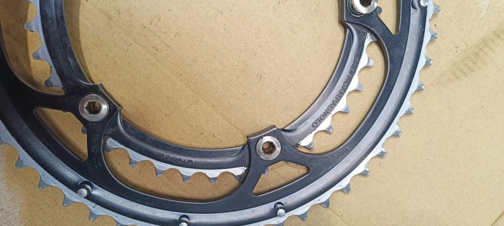 Par pratos Campagnolo 10 velocidades