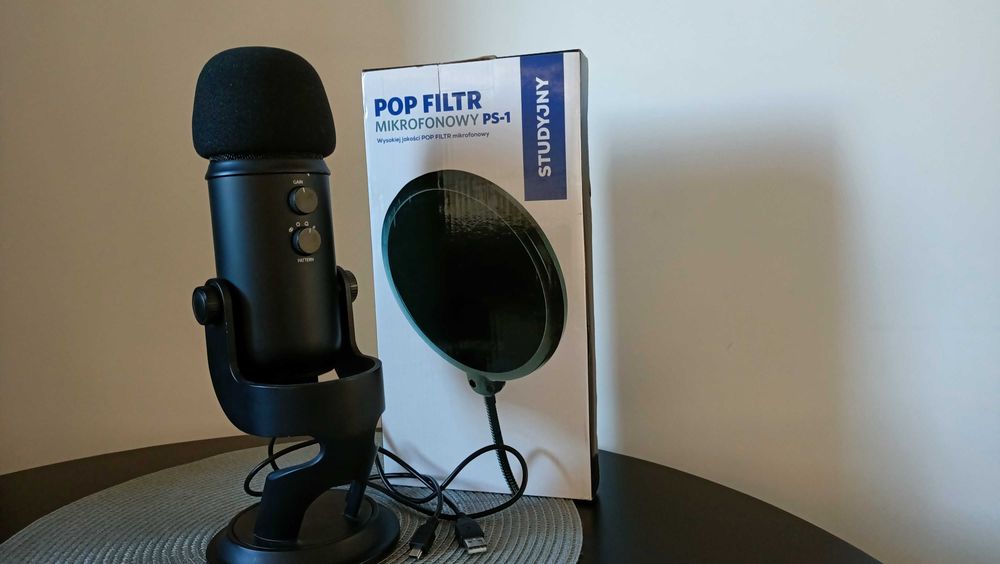 Mikrofon i POP Filtr