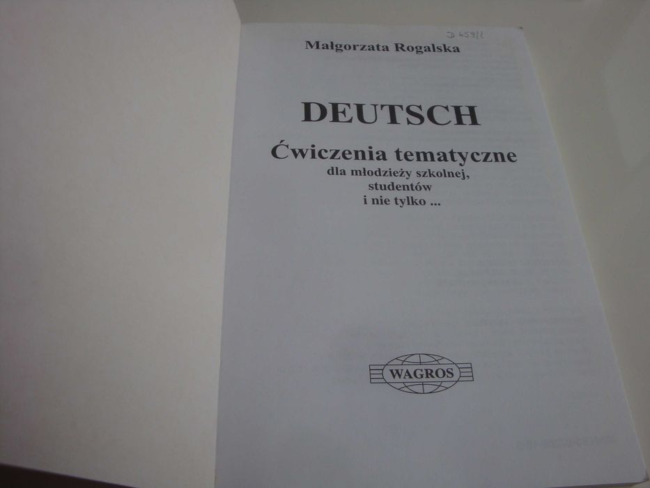 Deutsch Ćwiczenia tematyczne Małgorzata Rogalska