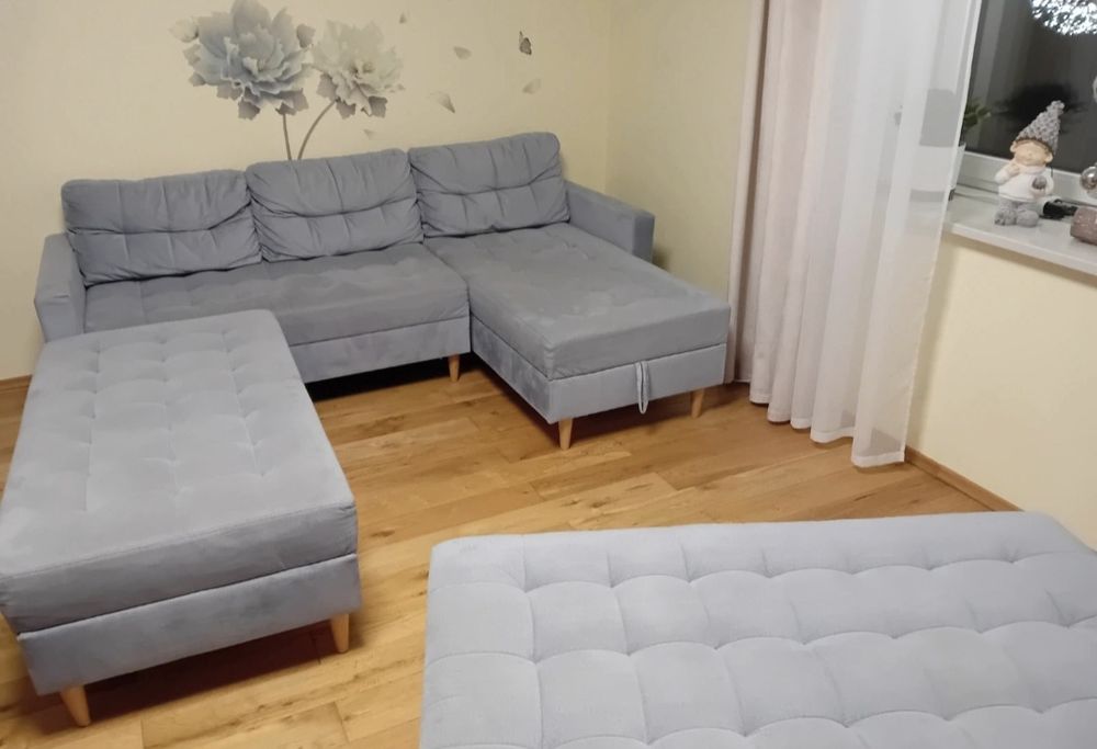 Narożnik w stylu skandynawskim