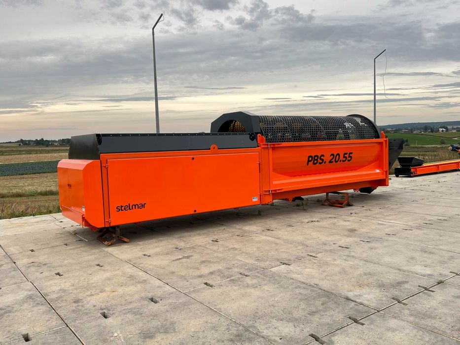 Przesiewacz bębnowy PBS.20.55 do RDF, kompostu, ziemi - STELMAR