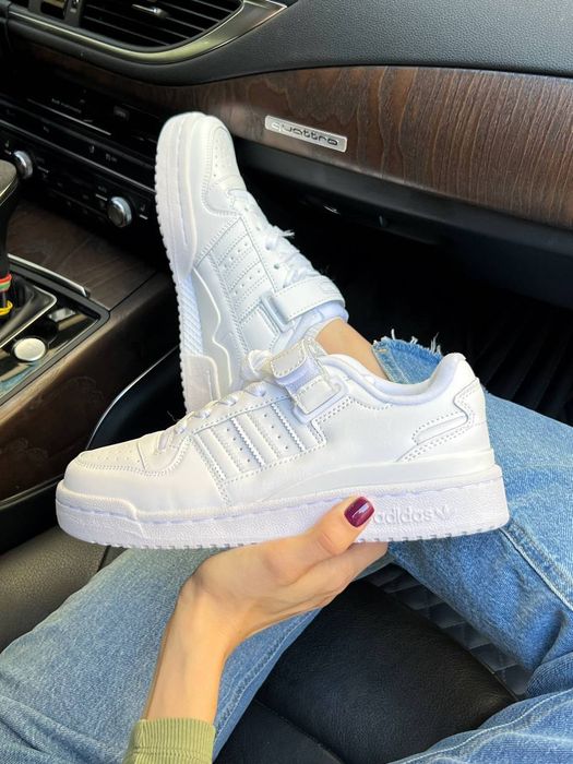 Кросівки Кроссовки Adidas Forum Low White Белый Білий Кросовки Демісезон