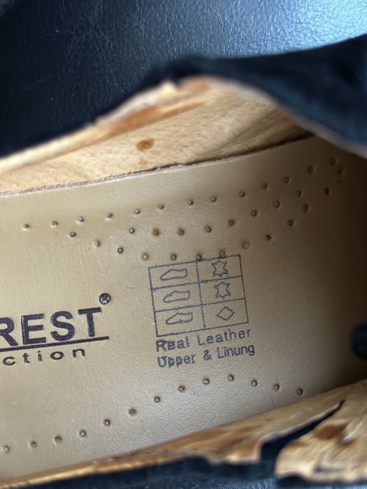 Черевики туфлі чоловічі шкіряні