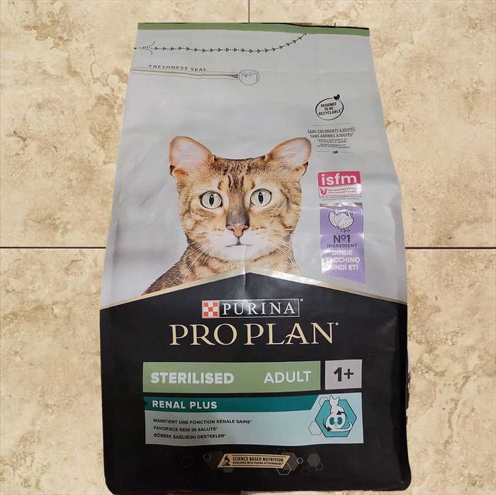 Purina Pro Plan Sterilised Adult 1+ Renal Plus с индейкой 1.5кг