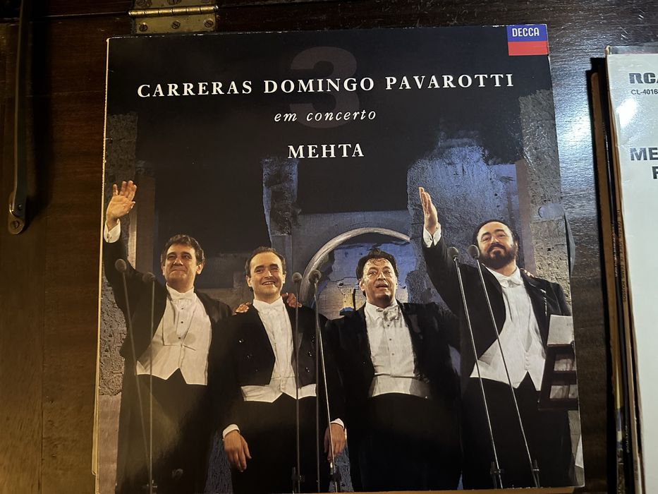 LP Duplo Carreras Domingo Pavarotti In Concert – Decca Original