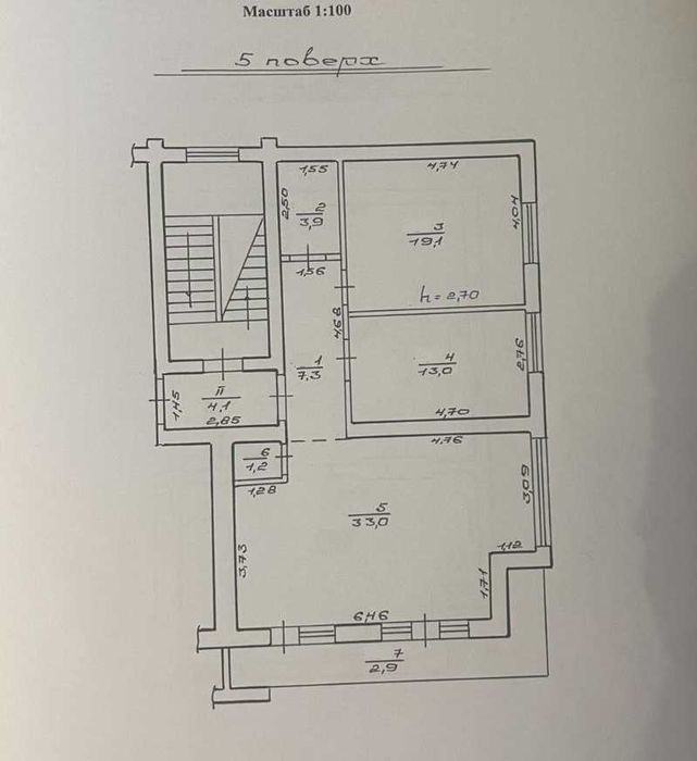 Продаж 3-к. квартири ДВОРІВНЕВА 144/70/33м² вул.Глинянський Тракт 125000$
