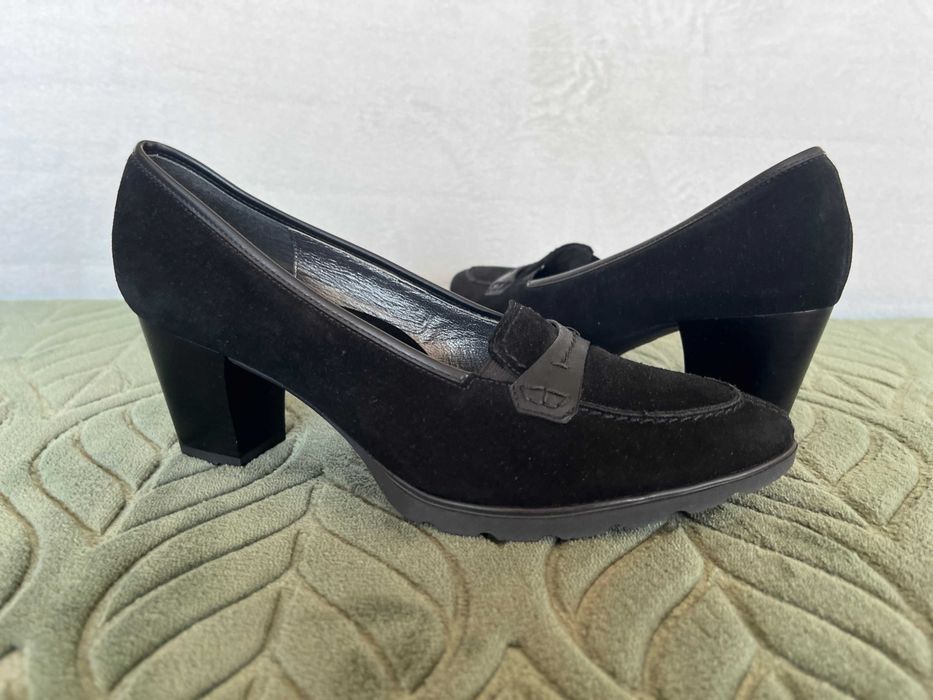 Mokasyny na obcasie VA Milano rozm.6 i 1/2