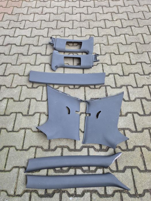 AUDI A3 S3 8L  wnętrze czarne osłony słupków  plastiki