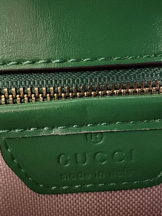 Жіноча сумка Gucci Bamboo 1947 Small Green