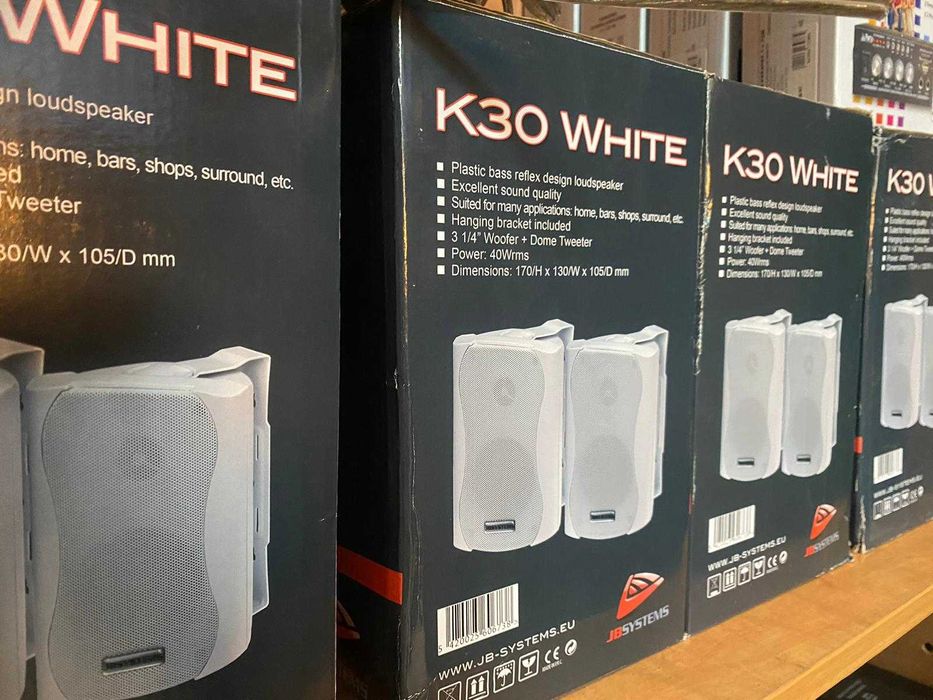 COLUNAS K 30 JBSYSTEMS + Amplificadores - 4 conjuntos para venda