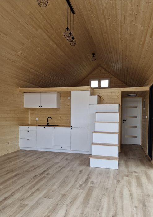 RABAT -35% !! Domek mobilny całoroczny z antresolą 58m2 SUPER CENA!