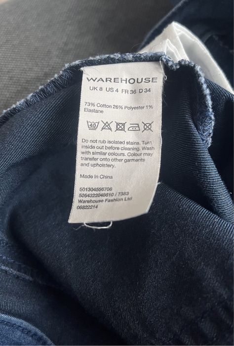 Rurki z wysokim stanem, Warehouse, XS