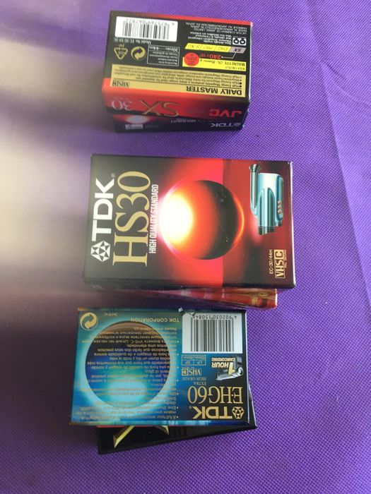 Oito cassetes novas tdk