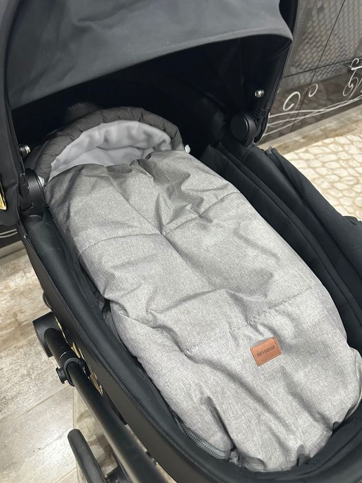 Кокон-конверт baby, серый