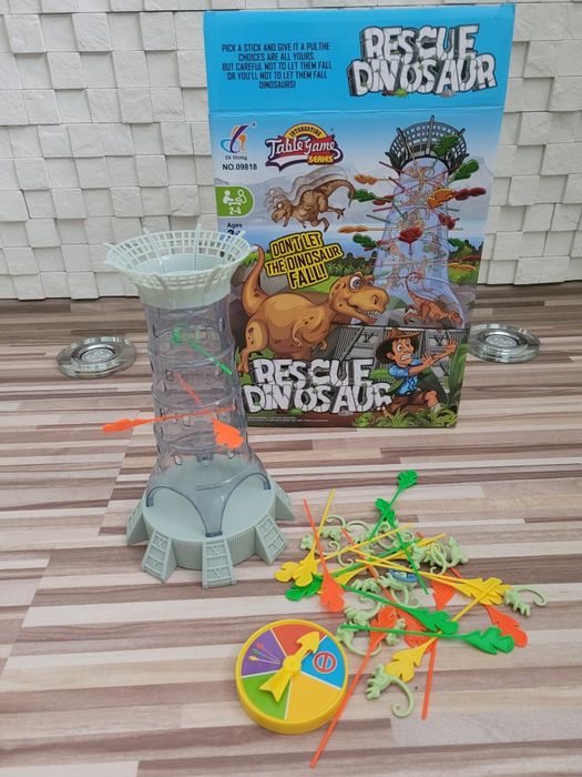 Gra zręcznościowa spadające dinozaury