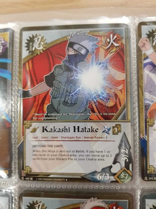 Cartas Naruto originais