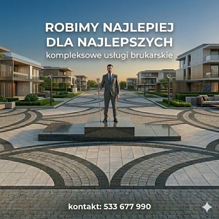 Kompleksowe Układanie Kostki Brukowej.