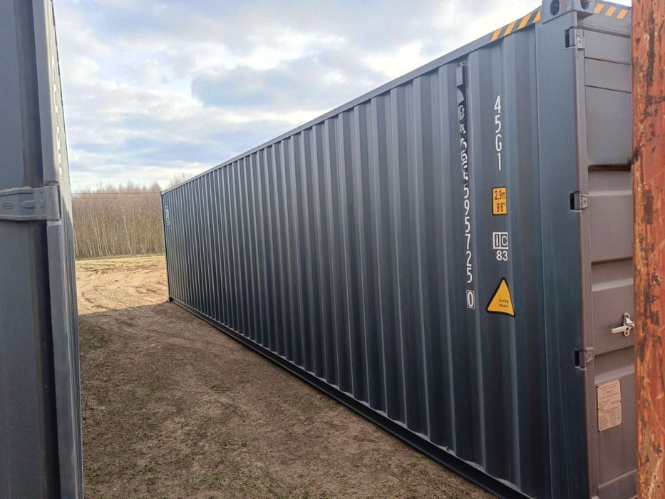Kontener morski 40 HC – NOWY po 1 podróży