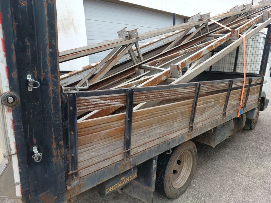 Estrutura metalica telhado 6mt largo × 25 comprimento