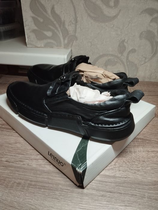 Продам кожаные туфли кросовки